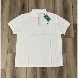 Flint Park White Short Sleeve Match Polo Mens XL NWT Golf/Tennis/Pickleball
